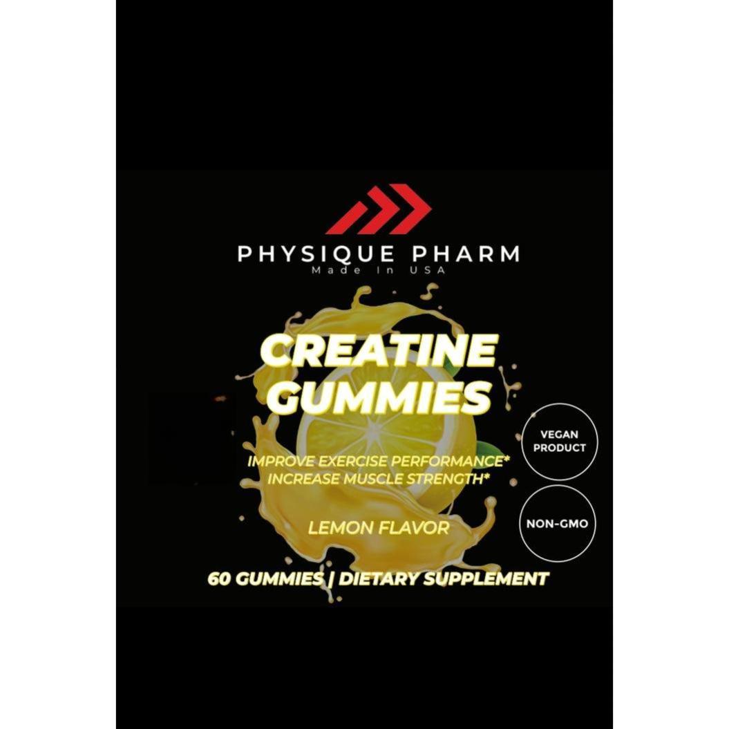 Physique Pharm Creatine Gummies - Lemon Flavor