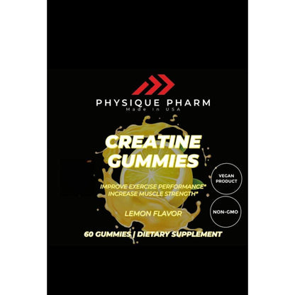 Physique Pharm Creatine Gummies - Lemon Flavor